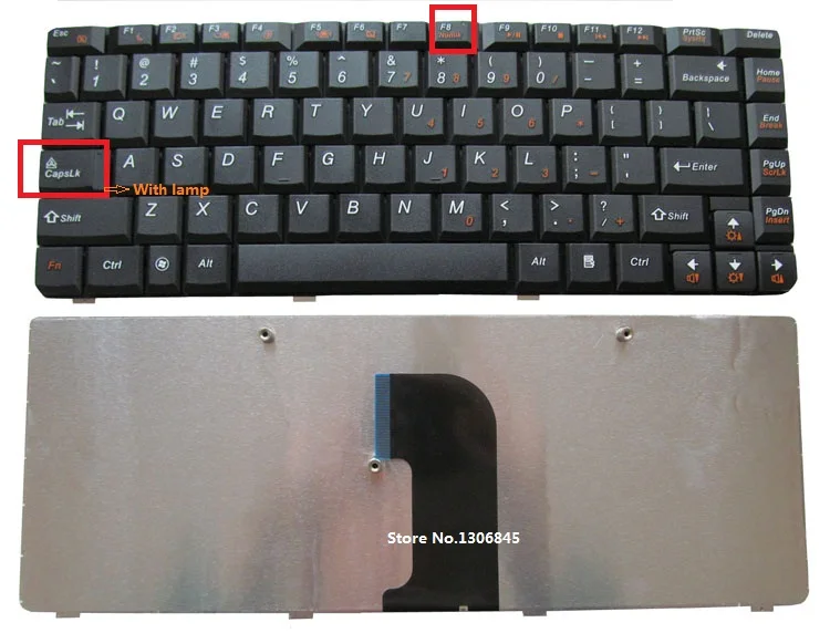 

Новая клавиатура US для ноутбука Lenovo G460 G460A G460E G460AL G460EX, черная клавиатура