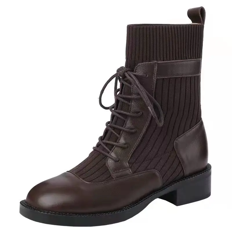 

Women Boots 2021 Fashion Elastic Ankle Platform Snow Boots Women Comfort Winter Women Sneakers Warm Short Boots Botines Mujer