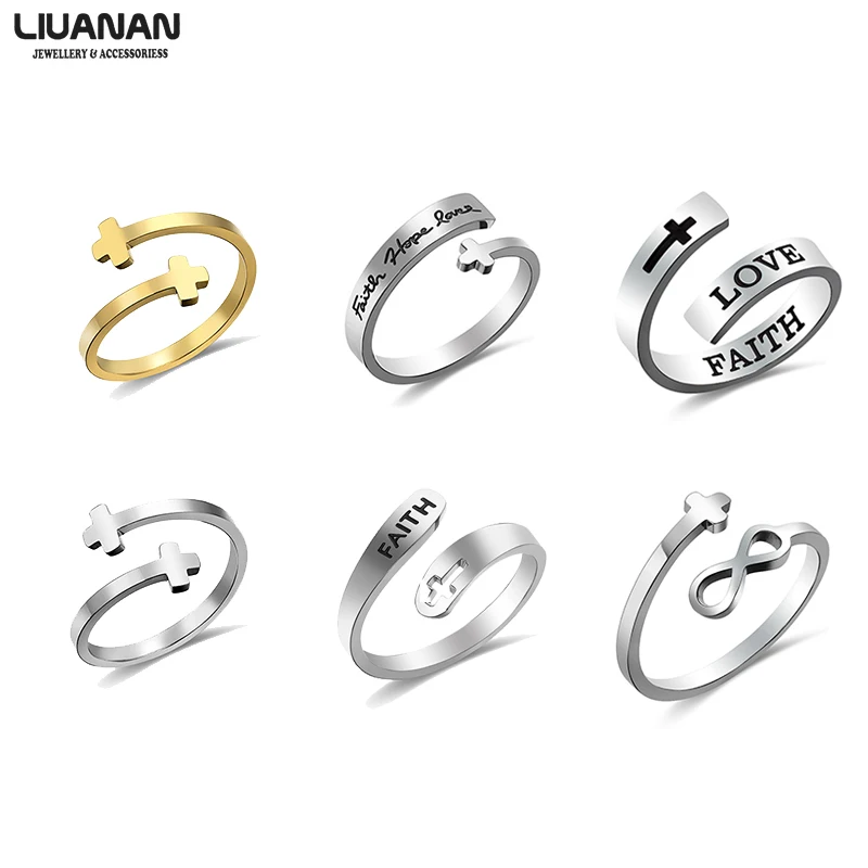 Новое модное шикарное стильное верное кольцо из нержавеющей стали для женщин и