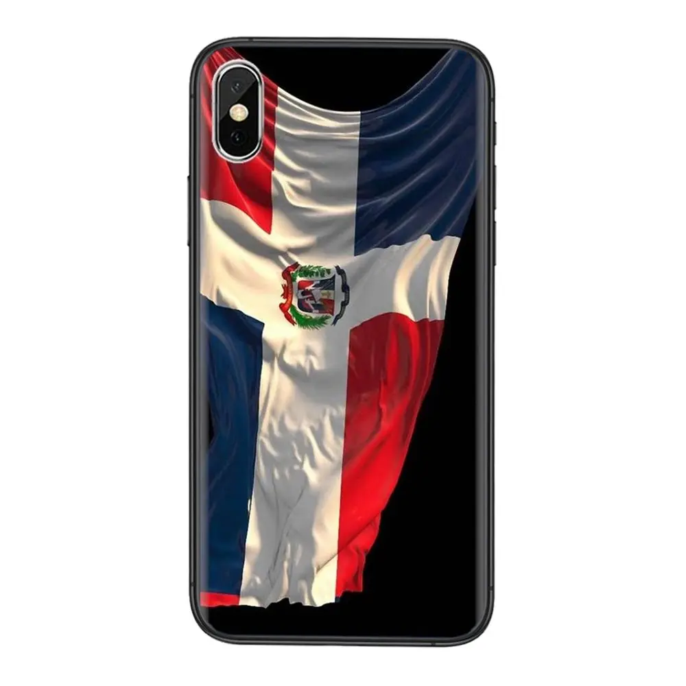 Дешевые мягкие чехлы для телефонов из ТПУ с флагом Доминиканской Республики