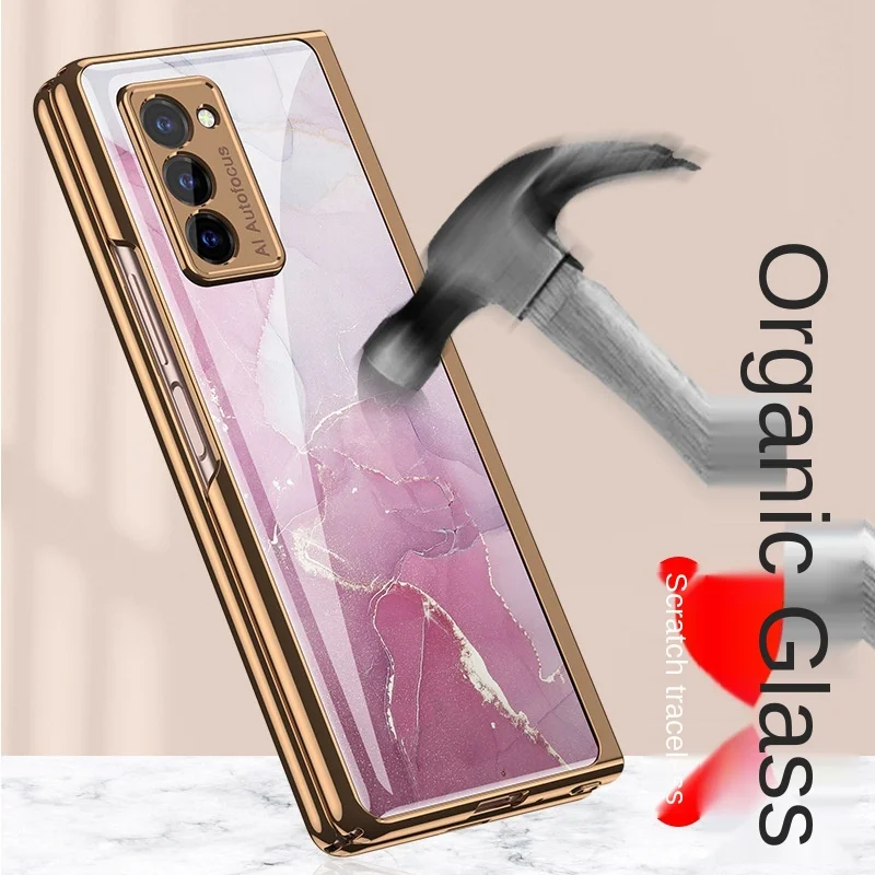 

Galaxy z Fold 2 case PC Tempered glass Case high quality case for Galaxy Z Fold2 5G case Galaxy Fold case Galaxy Z Flip case