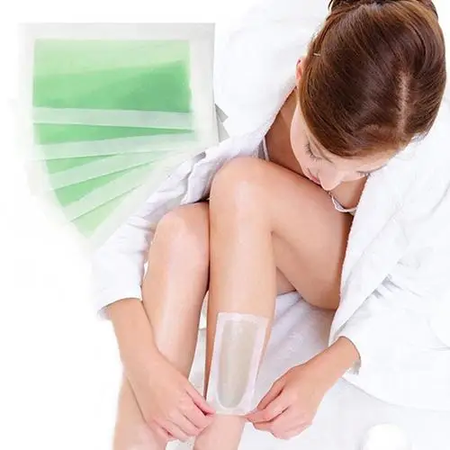 10 Сторон удаление волос нетканые полоски для удаления воск депиляции полоса