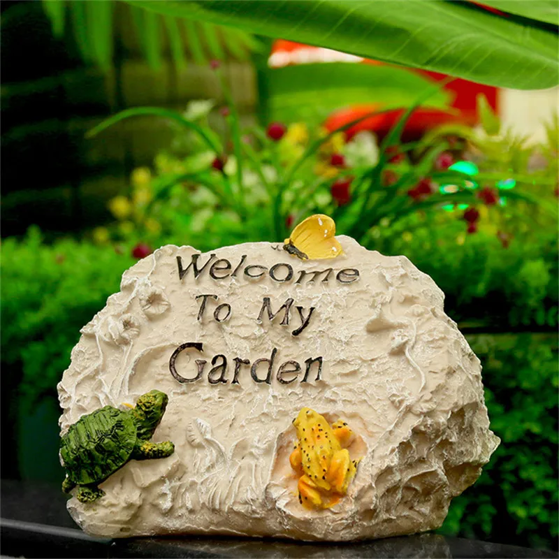

Sign Garden Decoration Outdoor Garden Art Resin Figurine House Garden Statue