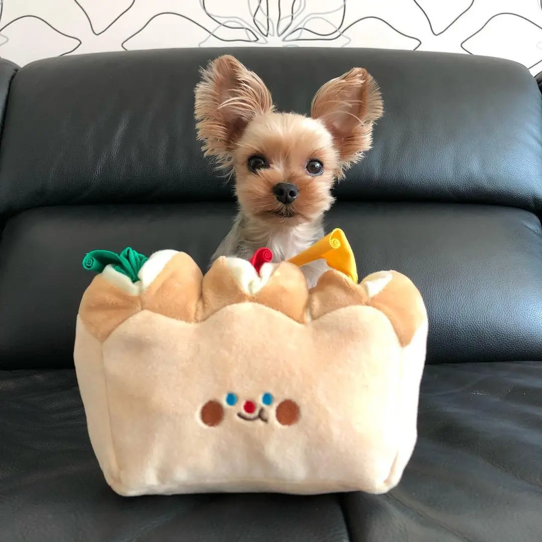 Новая игрушка Ins в виде хлеба тибетская еда для собаки головоломка упражнений