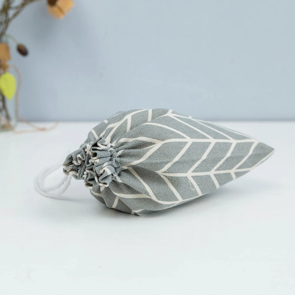 10 шт сумки на шнурке креативные полосы мягкий плед Подарочный мешок Lucky для