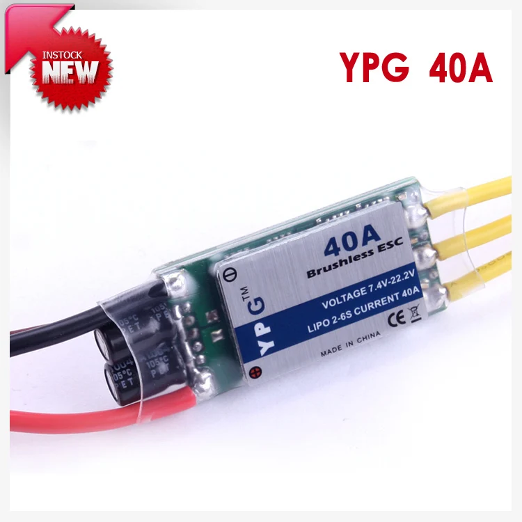 

YPG-LV 40A Brushless Electronic Speed Controll ESC High Quality