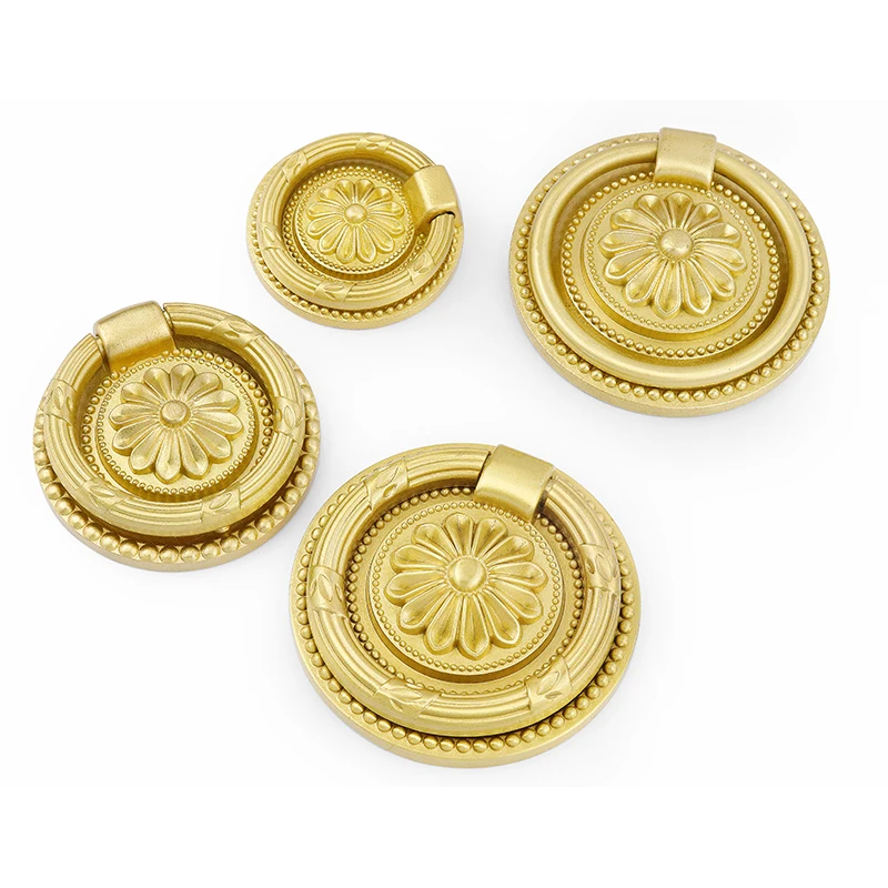 Классическая мебель ручки золотистый регулятор Ретро В европейском и