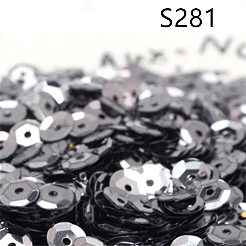 10 г/упак. 8 мм маленькая точка блестки пайетки для дизайна ногтей