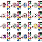 Новинка, ароматерапия из розового золота автомобильный парфюмерный диффузор, 30 мм, магнитный освежитель воздуха для автомобиля аромат диффузор медальон, зажим для вентиляции + 10 подушечек