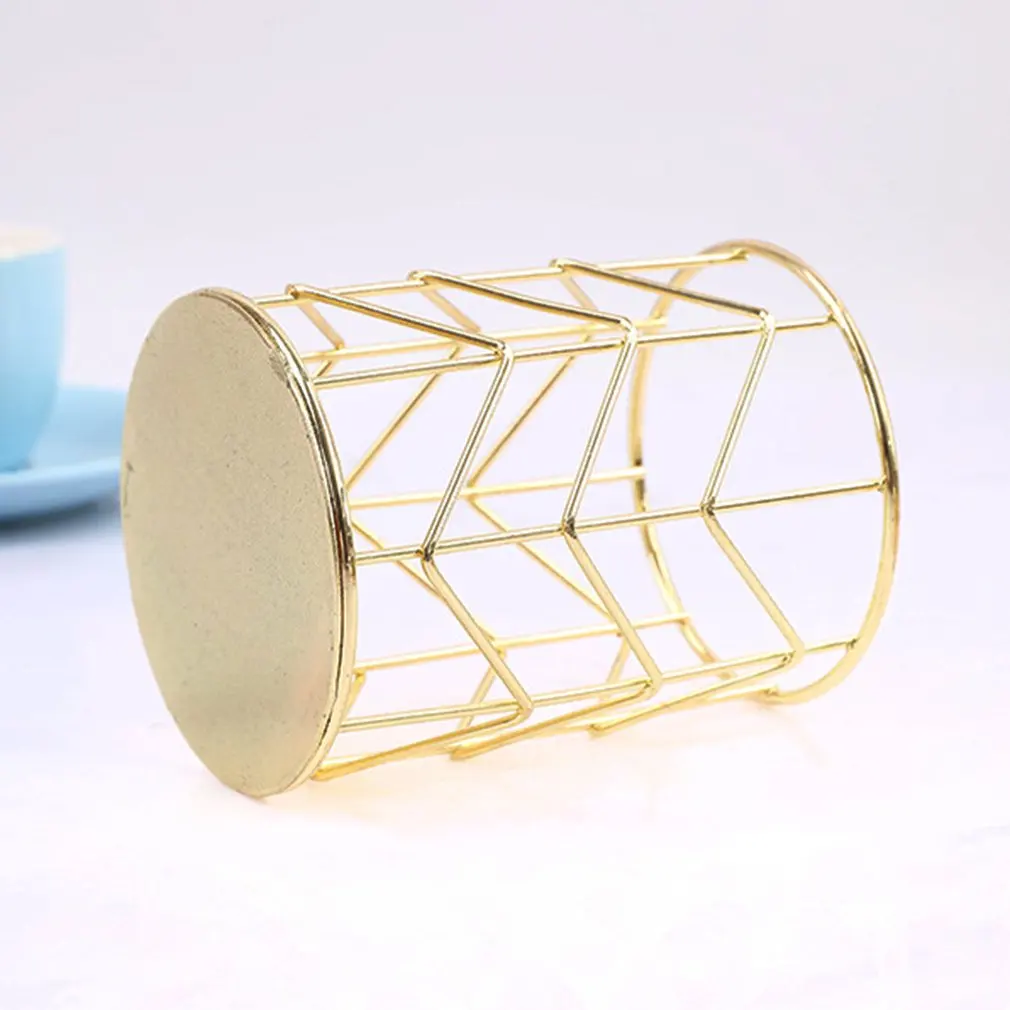 Новинка 2020 органайзер для карандашей и кистей макияжа Железный Круглый