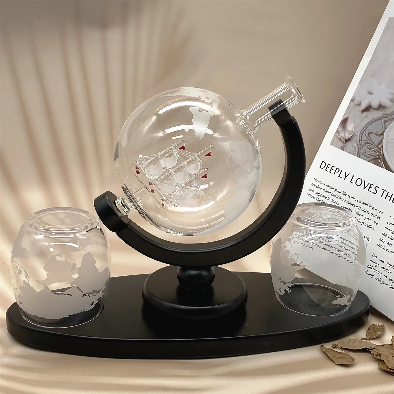 Пивной Набор 850 мл графин для виски набор шаров с 2 Гравированными шарами стакан