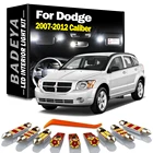 Автомобильные светодиодсветодиодный лампы Canbus BADEYA, 10 шт., комплект для внутреннего освещения для 2007-2010 2011 2012 Dodge Caliber, купольная лампа для номерного знака багажника