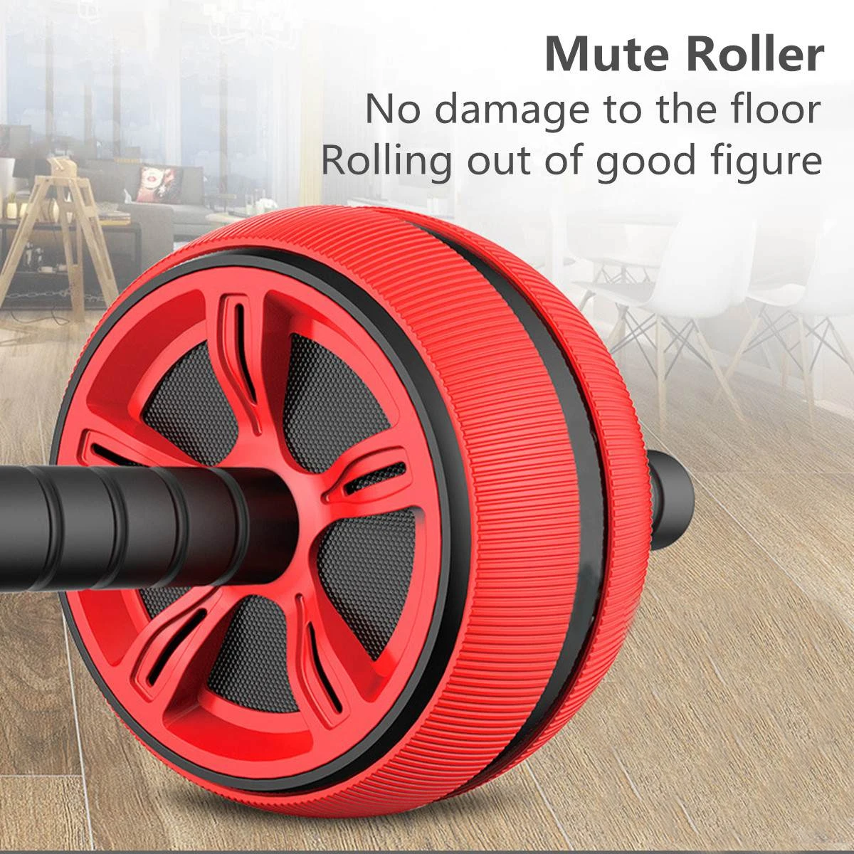 Тренажер для фитнеса тренажеры дома TPR большой бесшумный ролик брюшной полости