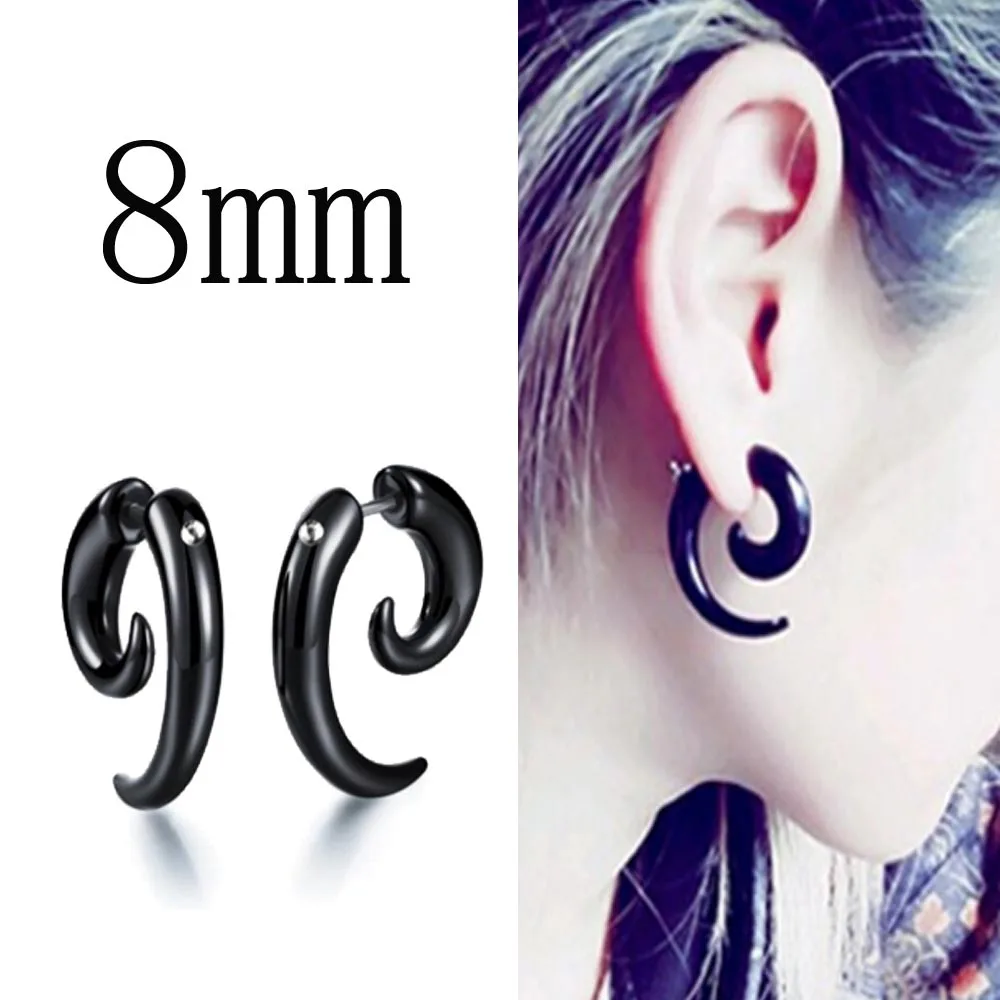 Серьги-гвоздики из нержавеющей/титановой стали для мужчин и женщин украшения в