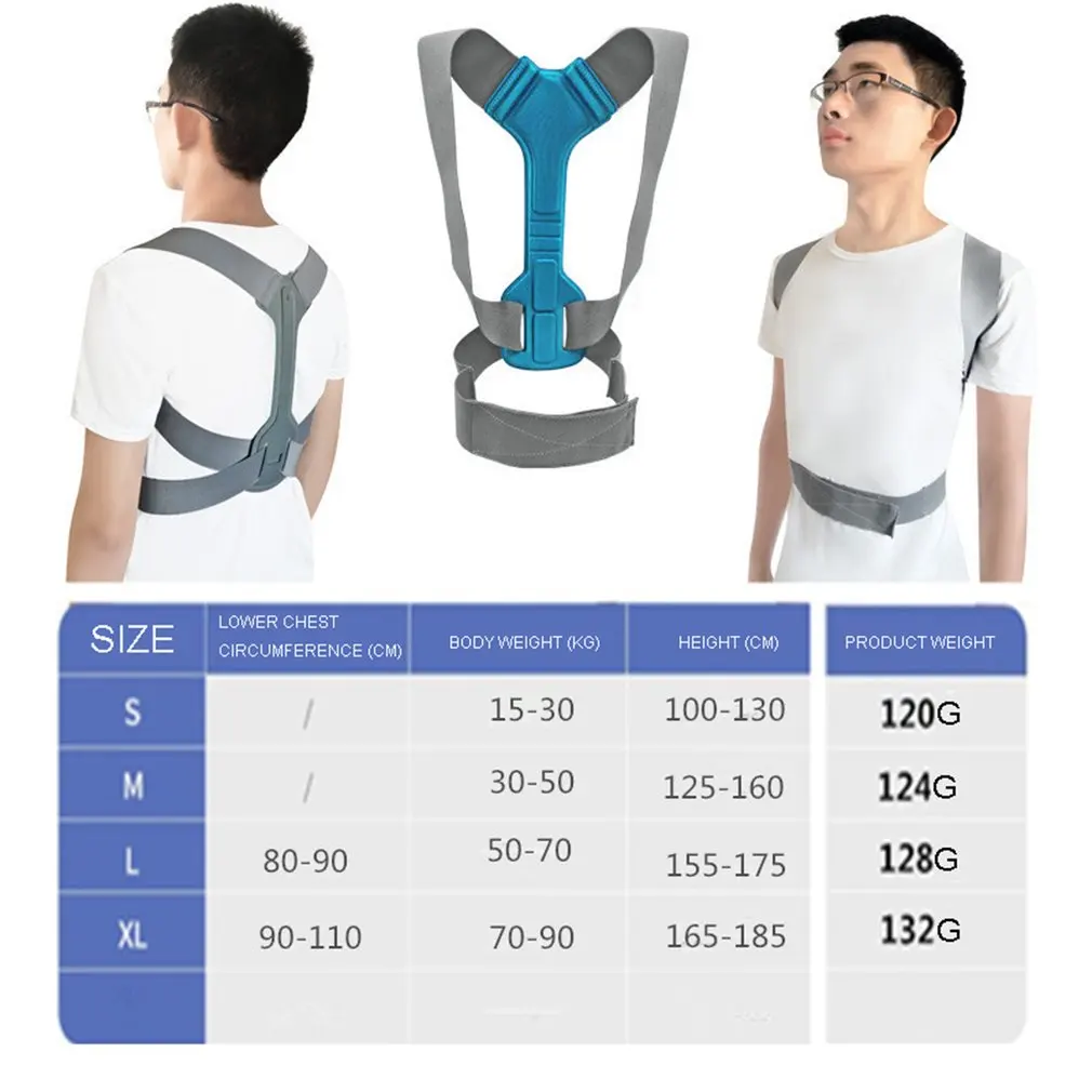 

Adjustable Posture Corrector Back Shoulder Straighten Orthopedic Brace Belt for Clavicle Spine Back Support Pain Relief Unisex