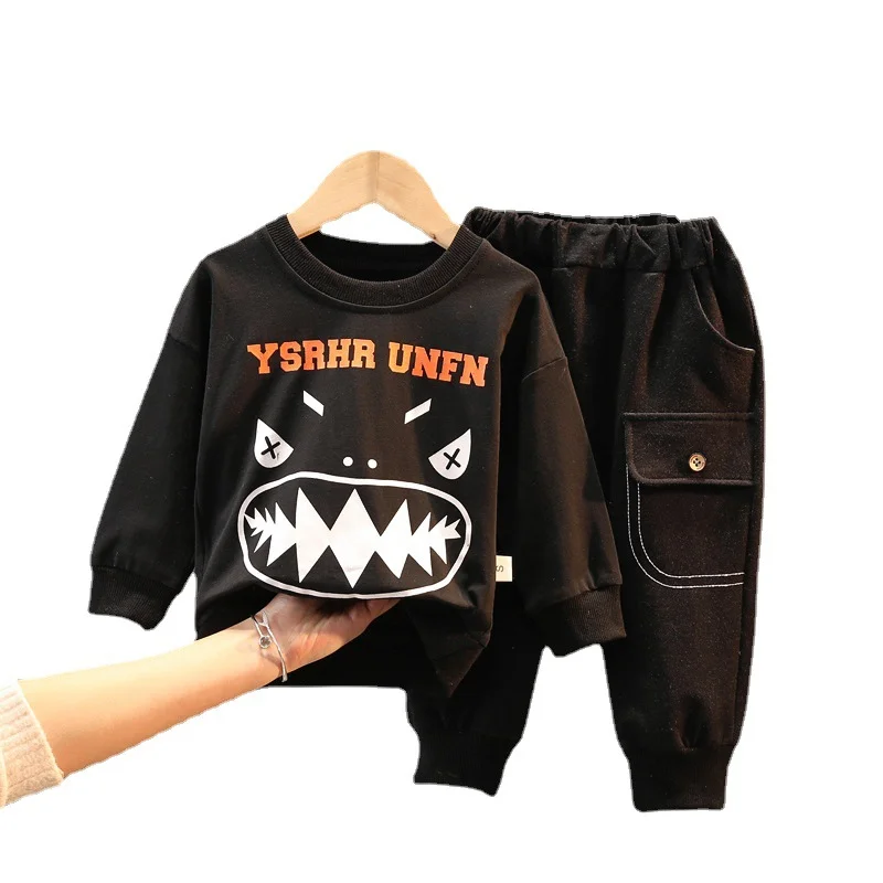 

2 шт./компл., Детская Хлопковая футболка и брюки