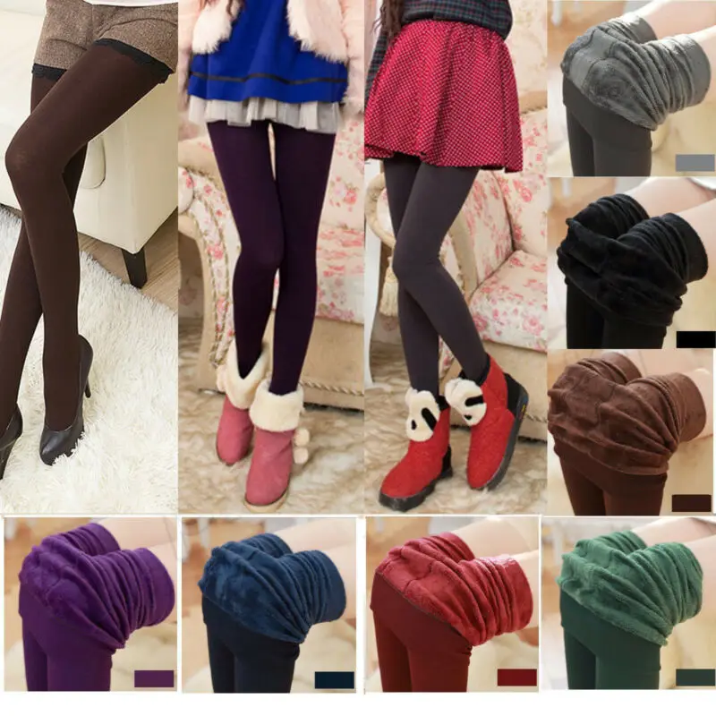 IMCUTE 8 цветов зимние теплые леггинсы для мальчиков и девочек женские с высокой