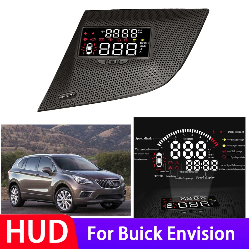 

Автомобильный HUD Дисплей цифровой спидометр для Buick Envision вождения Sn БД данных проектор лобовое стекло, что обеспечивает безопасность вожден...