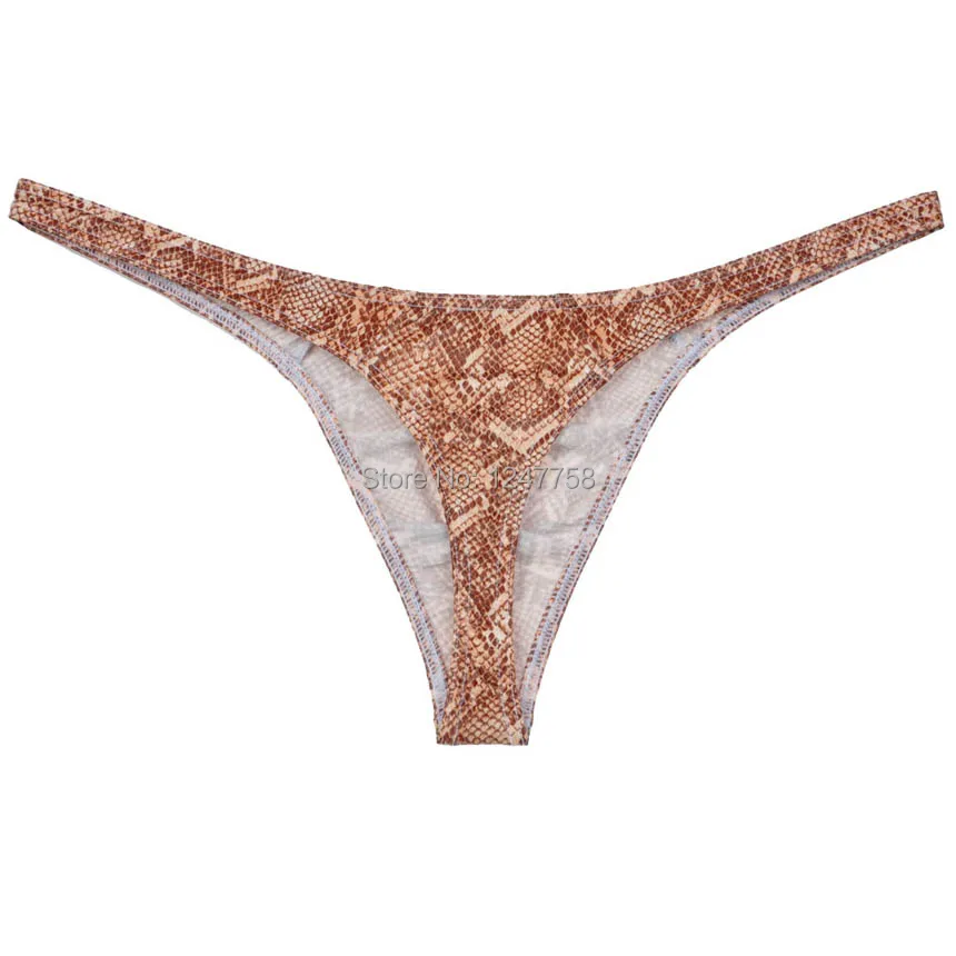 Мужские стринги из змеиной кожи нижнее белье |