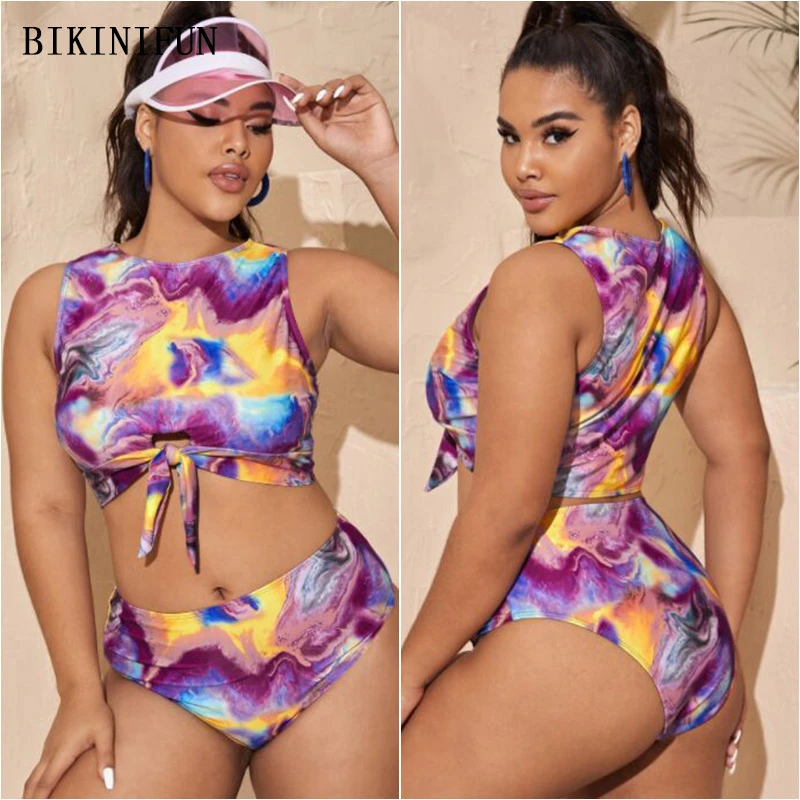 Новый сексуальный женский купальник с завязкой высокой горловиной женская