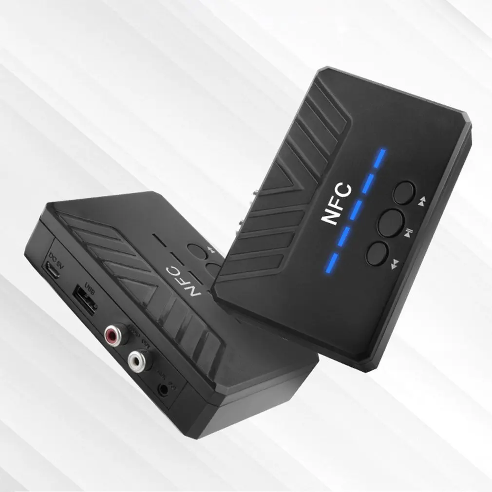 

NFC 5,0 Bluetooth-совместимый аудиоприемник, стереоприемник, U-диск AUX, двойная передача, автомобильный динамик, приемник, RCA-приемник