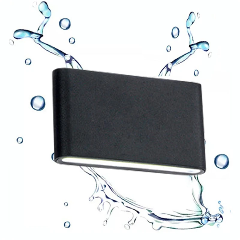 Водонепроницаемый настенный светодиодный светильник для сада забора ip65 6 Вт 12