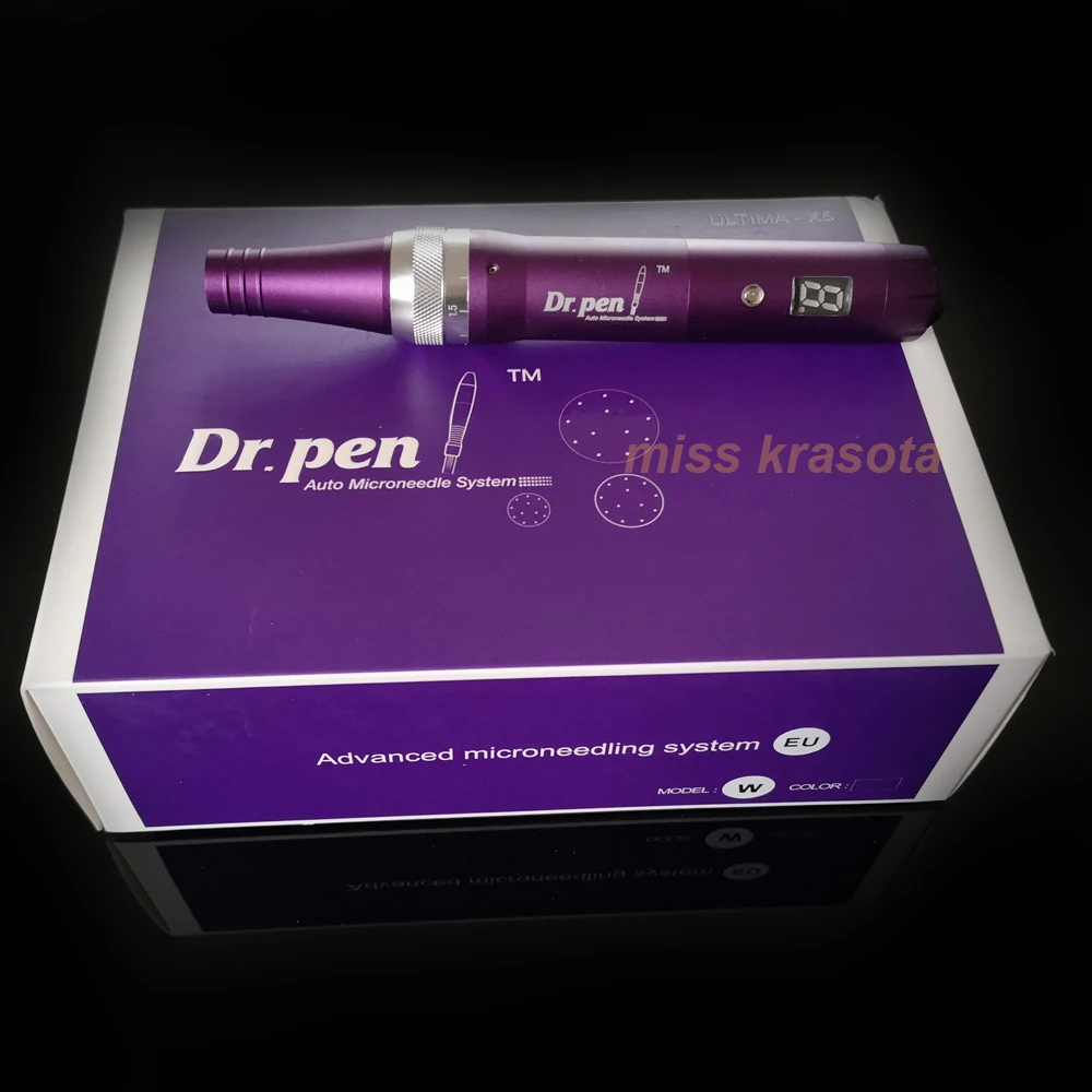 Новый dr. pen X5 W беспроводной Дерма микро игла ручка с винтом и иглой картридж