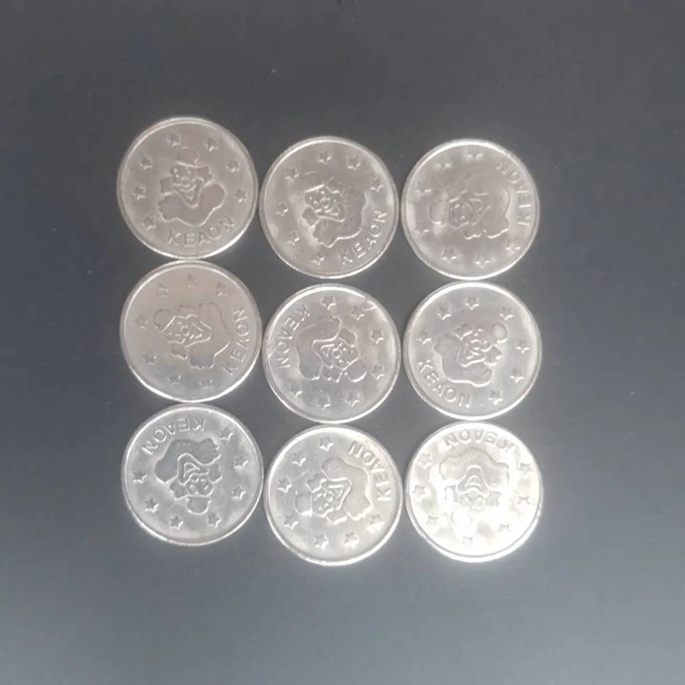 100 шт. металлические жетоны для аркадных игр 24*1 85 мм аркадная игра из нержавеющей