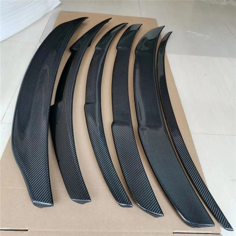 Use For Audi A3 Sedan Spoiler 2014--2019 Year Real Carbon Fiber Rear Wing Accessories Body Kit With 6 Style