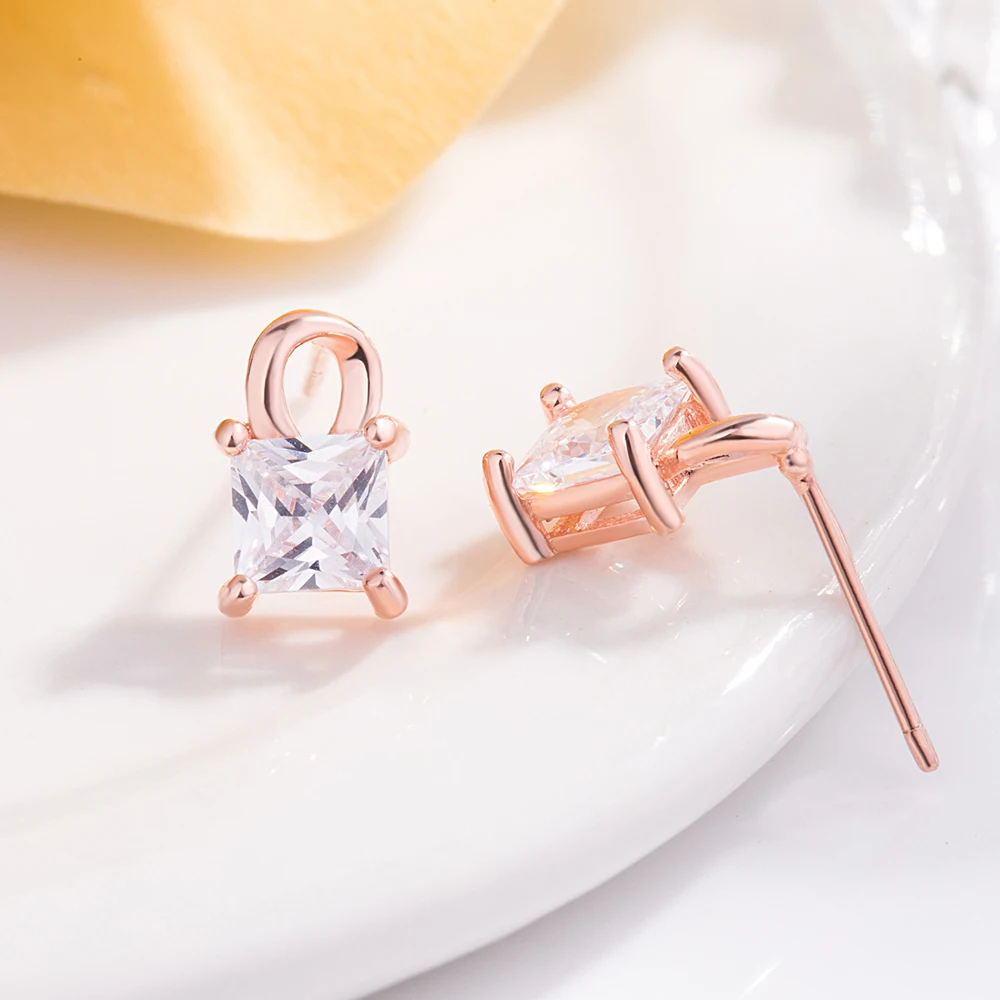 Оригинальные Серебряные серьги из стерлингового серебра 925 пробы с замком