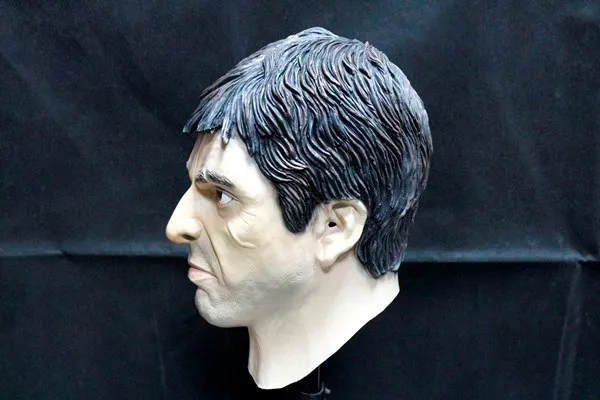 

The highest selling Fancy Dress Ideal Classic Realistic Al Pacino Scarface Mask for Halloween props