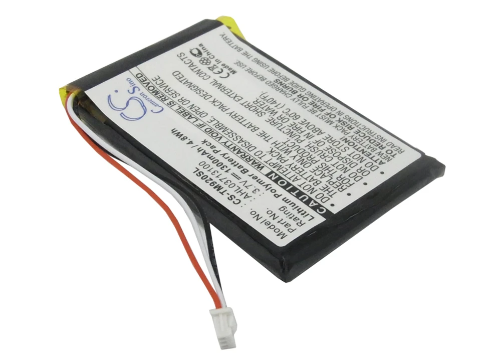 Аккумулятор Cameron Sino 1300 мАч для TomTom 340S LIVE XL Go 920 920T XL330 One 340 AHL03713100 |