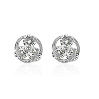 diwenfu genuine 925 sterling silver diamond jewellry stud earring for women bohemia aros mujer oreja orecchini girls earrings