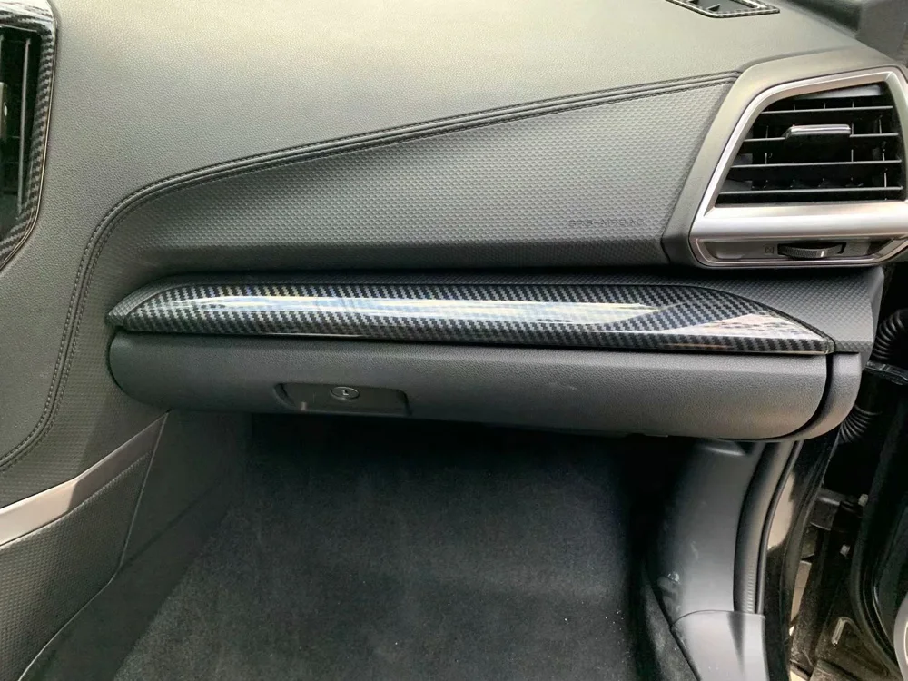 Для Subaru Forester SK 2018-2020 аксессуары для салона автомобиля из углеродного волокна