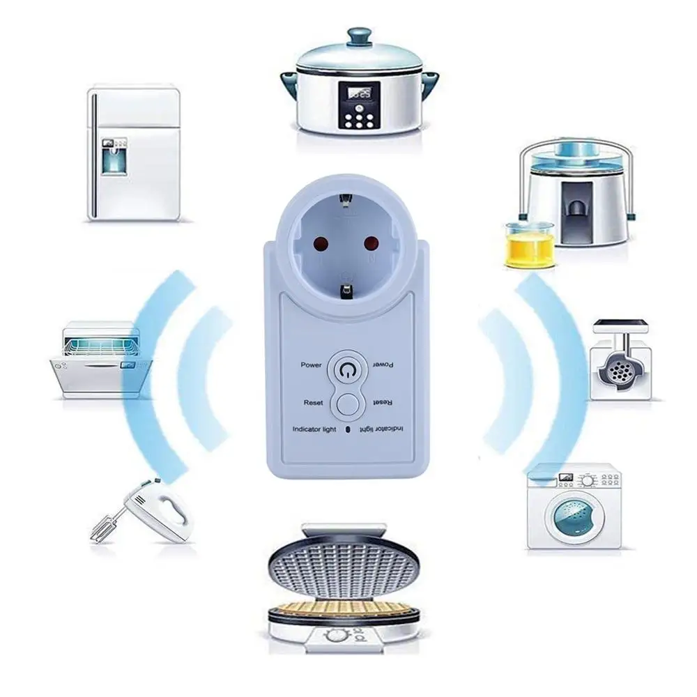 

Socket Smart SMS Control Power Plug GSM Outlet Socket Wall Switch with Temperature Sensor Intelligent Temperature Control