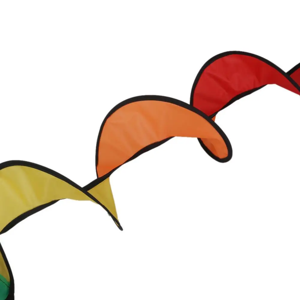 

Rainbow Wind Spinner Colorful Tent Lanyard Foldable Yard Decor Tent Tent Family Camping Camp Spir Outdoor Windmill Q8G2