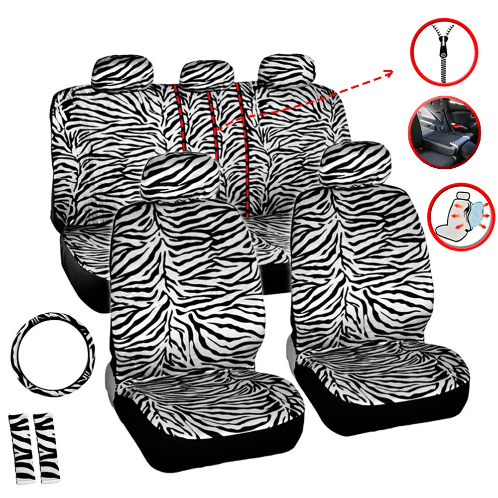 

Universal Full Set Polyester Car Seat Covers Auto Interior Protector Accessories Fit for Acura Ilx Integra legend Tl Type s ZDX