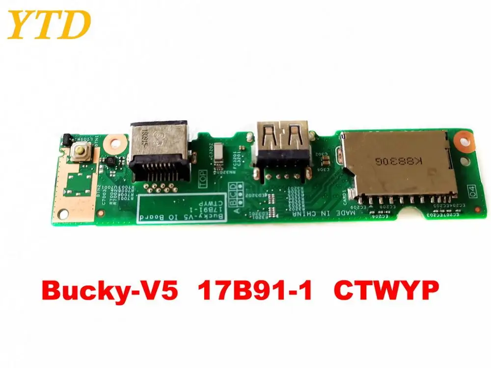 Оригинальный Для DELL Bucky-V5 Плата USB 17B91-1 CTWYP CN-0DT1MH испытанное хорошее Бесплатная