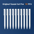 Оригинальная гелевая ручка Xiaomi Mi 10 шт. черные стержни 0,5 мм без крышки гладкая швейцарская перо MIKRON японские чернила