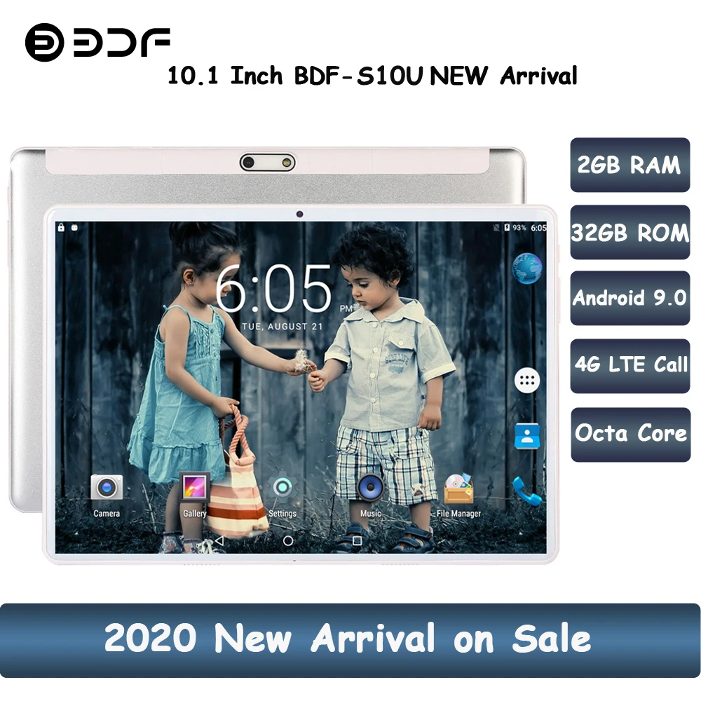 Планшет на Android 10 1 восемь ядер экран 9 0 дюйма 3G/4G LTE | Компьютеры и офис