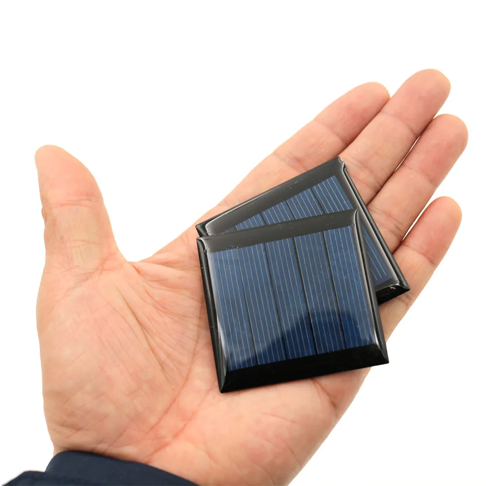 2 шт./лот x 5 в 110ма солнечные элементы эпоксидный поликристаллический кремний DIY