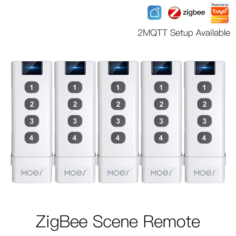 

Коммутатор ZigBee Smart Scene, 4-х клавишный пульт дистанционного управления, автоматизация, умный дом с поддержкой Alexa Google Home