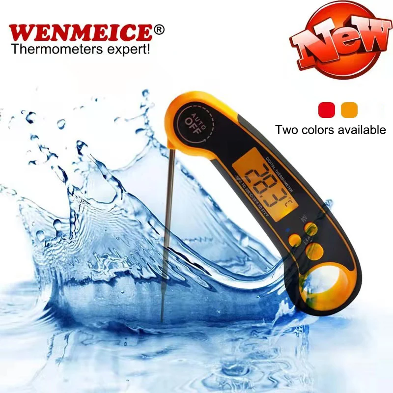 

Foldable Probe Waterproof Ultrafast Read Meat Thermometer LDT-802A