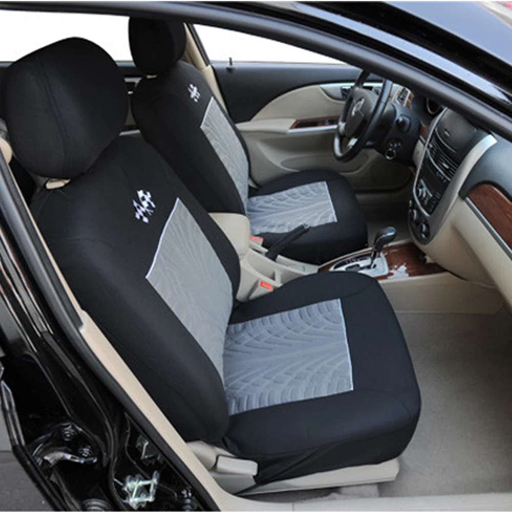 LUNDA новый стиль рельефный чехол из полиэстера для автомобильного сиденья