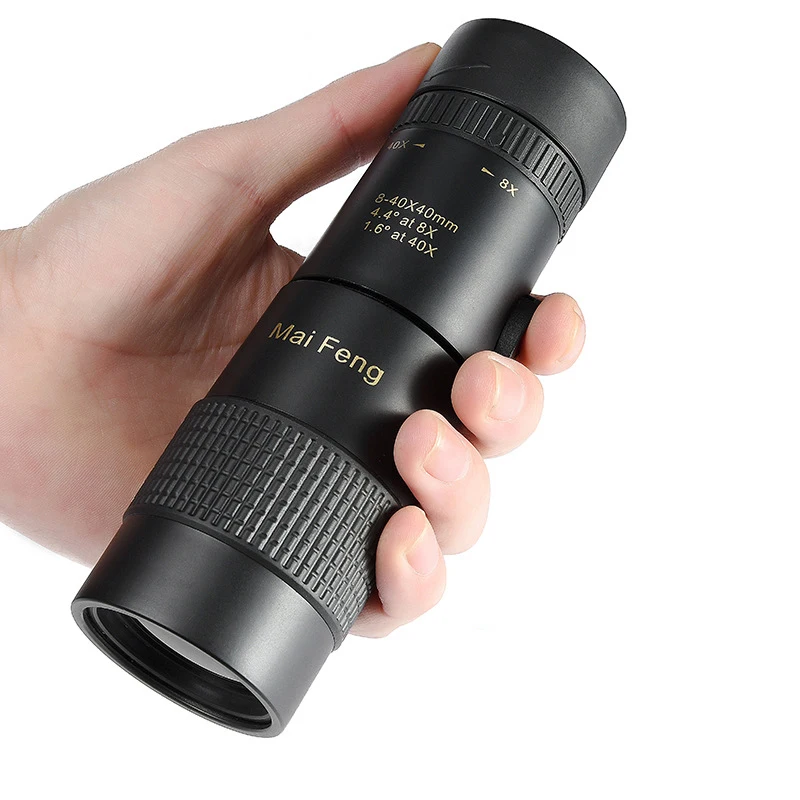 

NEW8-40x40 Monocular Telescope Compact Retractable Zoom Waterproof Professional HD ED Glass With Tripod Phone Clip