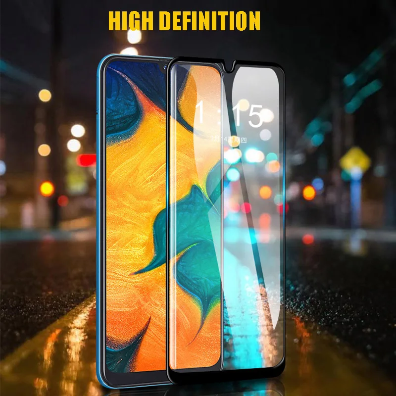 Phone Case Tempered Glass for Samsung A50 A70 A40 A30 A10 Screen Protector on Galaxy A 70 50 40 30 10 Protective Film 9d | Мобильные