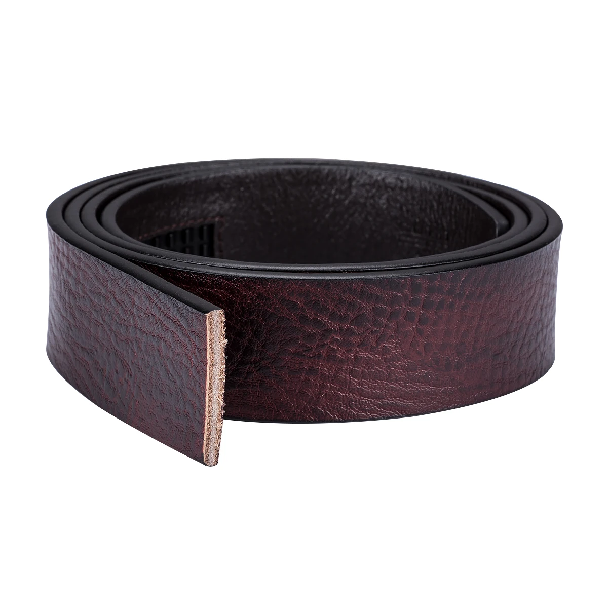 Мужской ремень без пряжки кожаный высокое качество мужской для джинсов Ширина 3 5