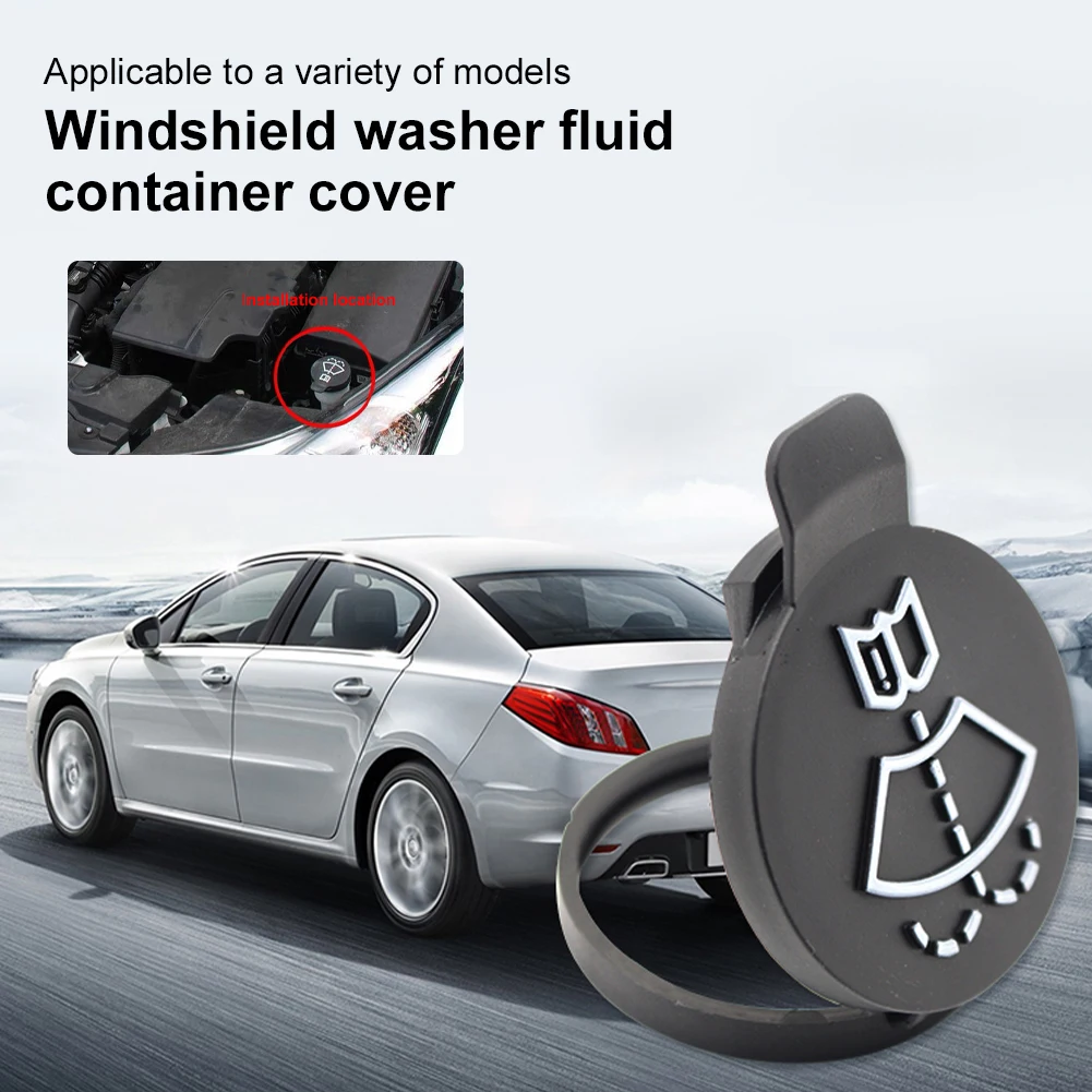

1Pcs Car Windshield Washer Fluid Reservior Cap Cleaning Fluid Storage Tank Cap for Buick Cadillac Chevrolet 13227300 Support CSV
