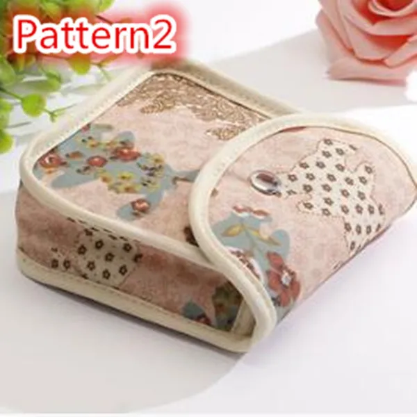 Pattern2 Гигиенические прокладки Сумки влажная сумка многоразовая сумка для мамы тканевые прокладки менструальная салфетка также может быть монета макияж сумка Макияж инструмент - Цвет: Pattern2