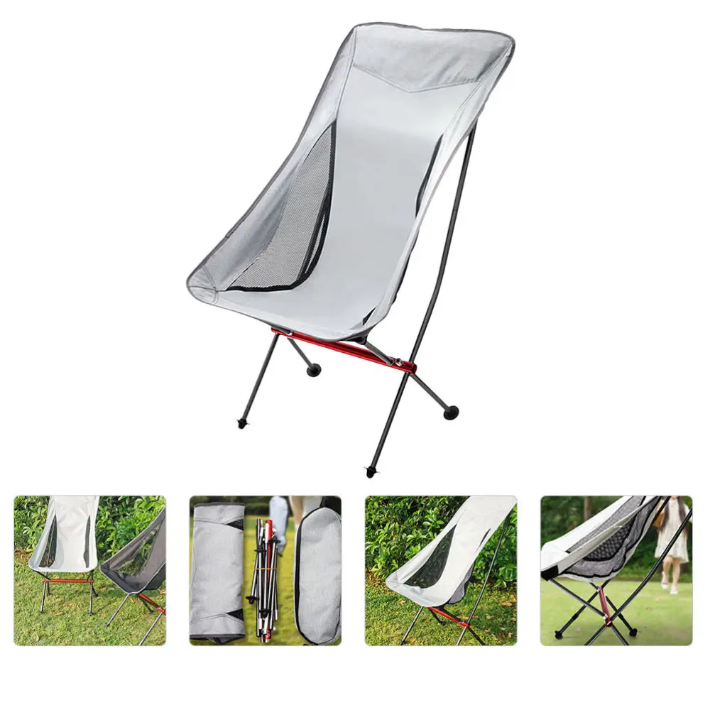 

1pc Outdoor Fishing Chair Folding Chair Portable Stool Fishing Chair Supplies